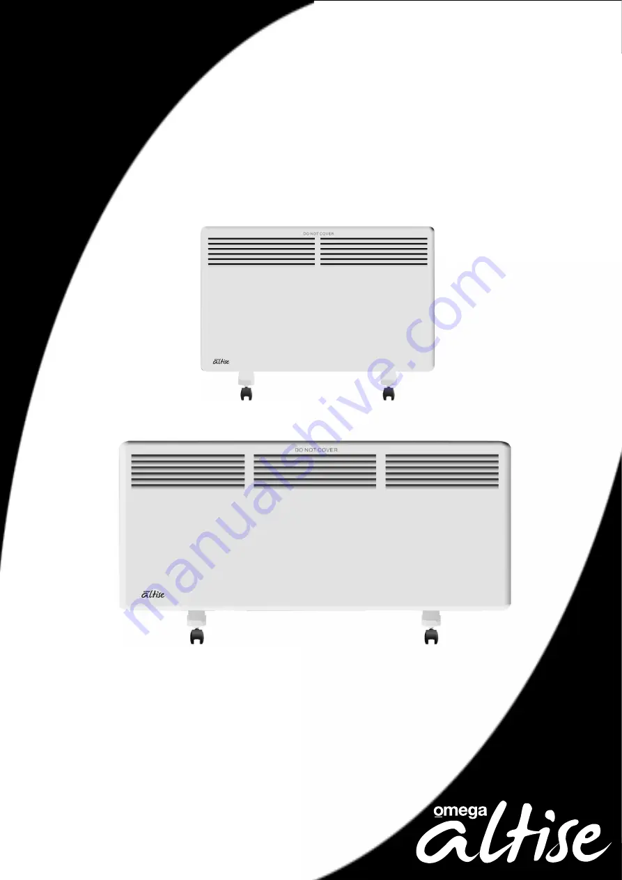 Omega Altise AHPE222W Operation, Maintenance And Safety Instructions Download Page 1