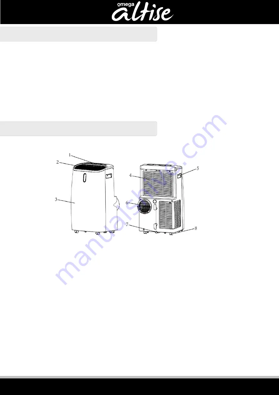 Omega Altise OAPC12W Скачать руководство пользователя страница 9