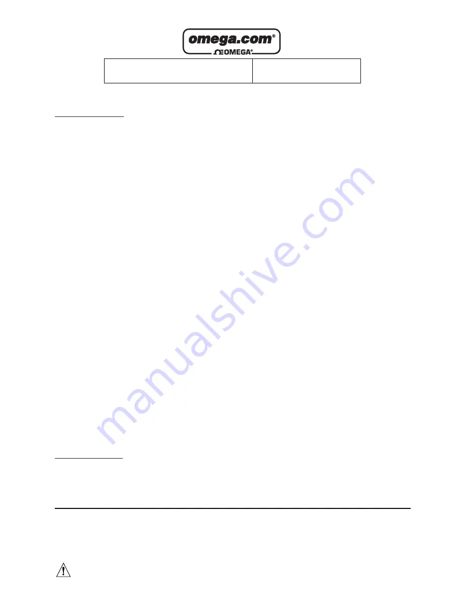 Omega Engineering DIN-RAIL DRN-PS-750 Operator'S Manual Download Page 2