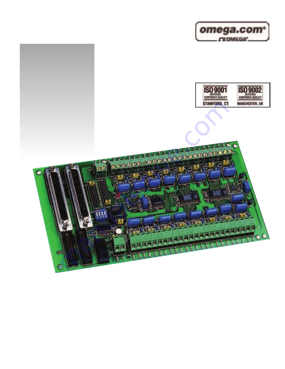 Omega Engineering OME-DB-889D Скачать руководство пользователя страница 1