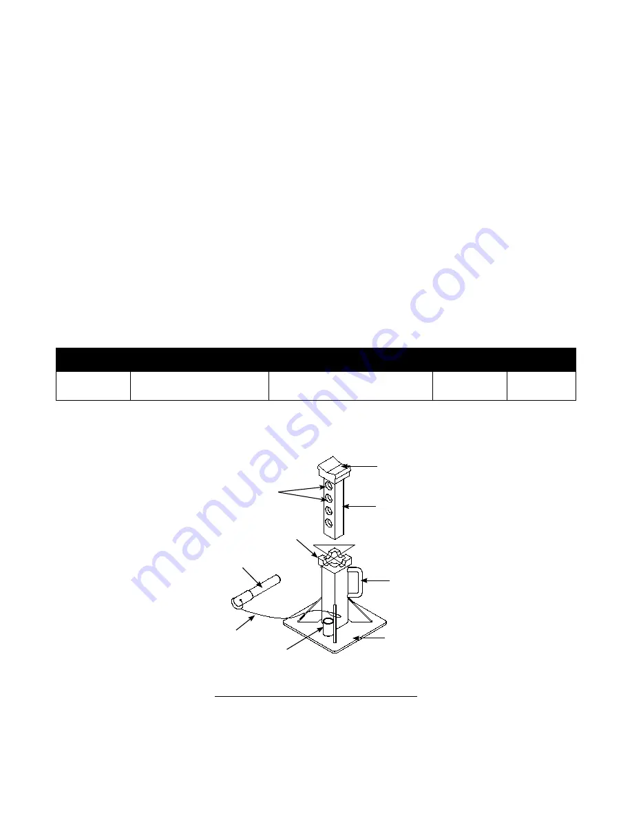 Omega Lift Equipment 32225B Operating Instructions & Parts Manual Download Page 10