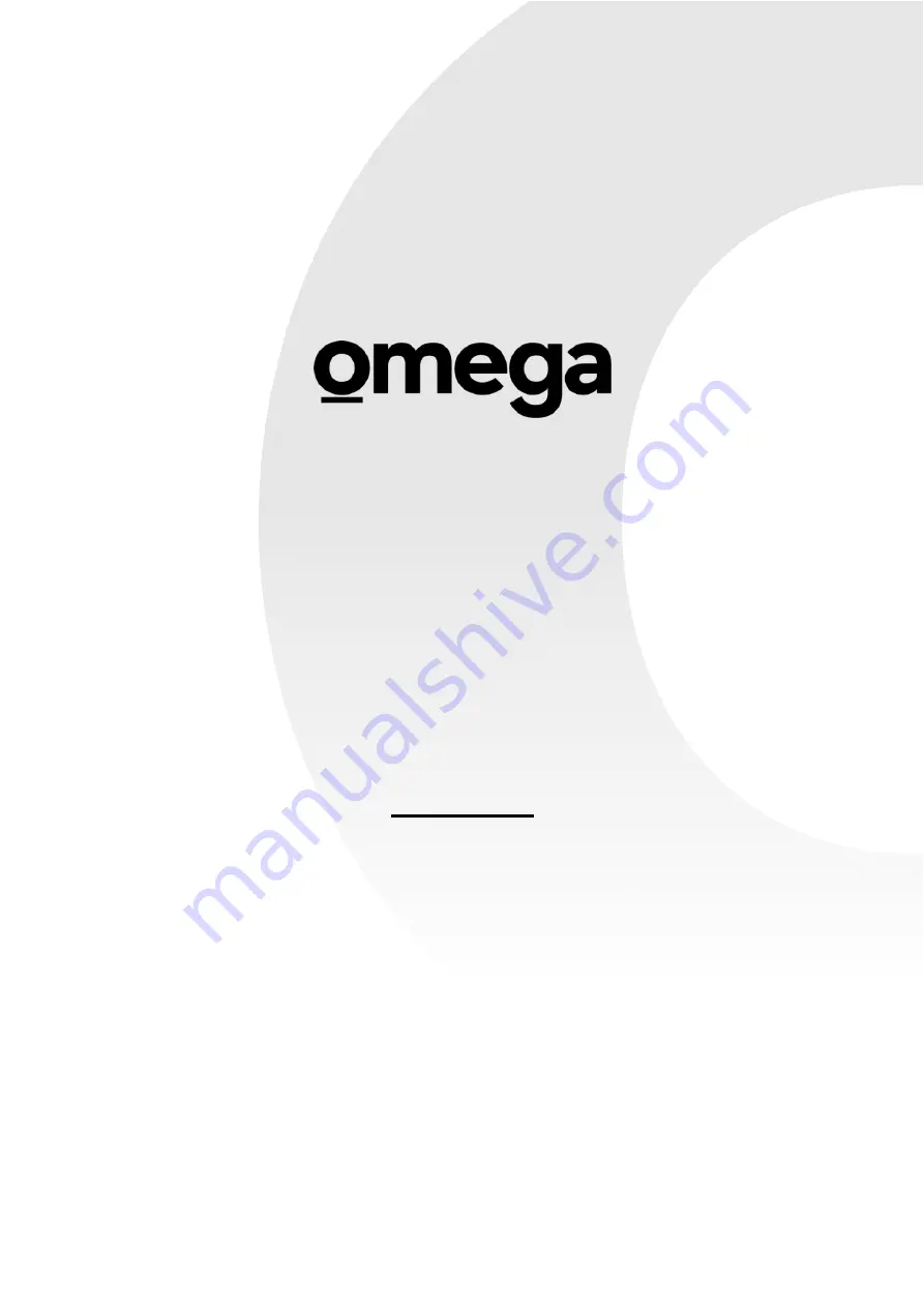 Omega OBO650X1 Instruction Manual Download Page 1