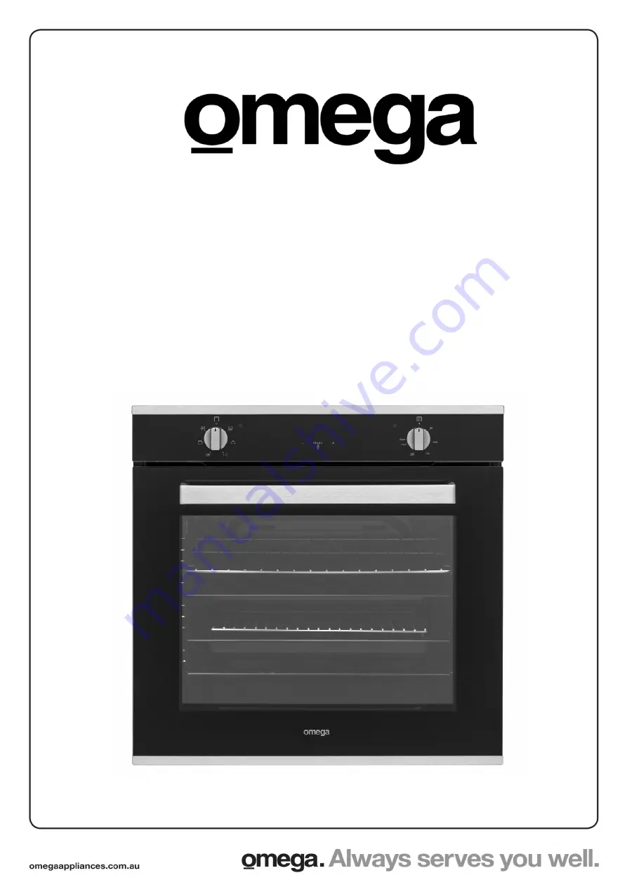 Omega OBO691GG Operating And Installation Instructions Download Page 1