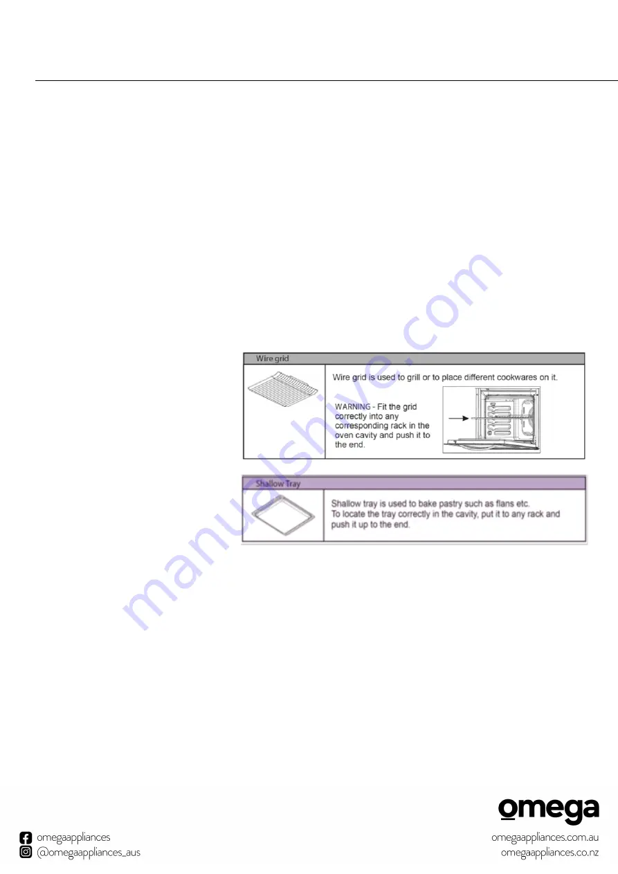 Omega OBO960X Instruction Manual Download Page 18