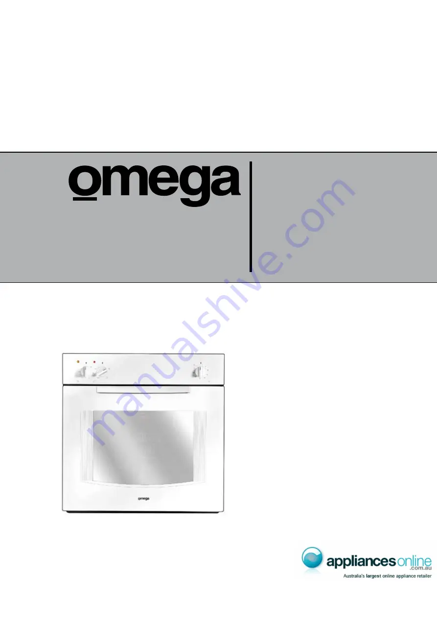 Omega OO651WA Installation And Operating Instructions Manual Download Page 1