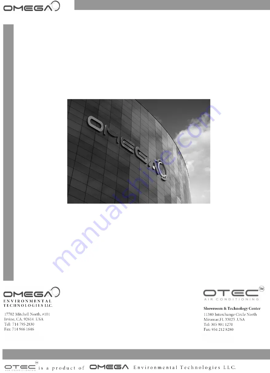 Omega OTEC IEWB Series Service Manual Download Page 18