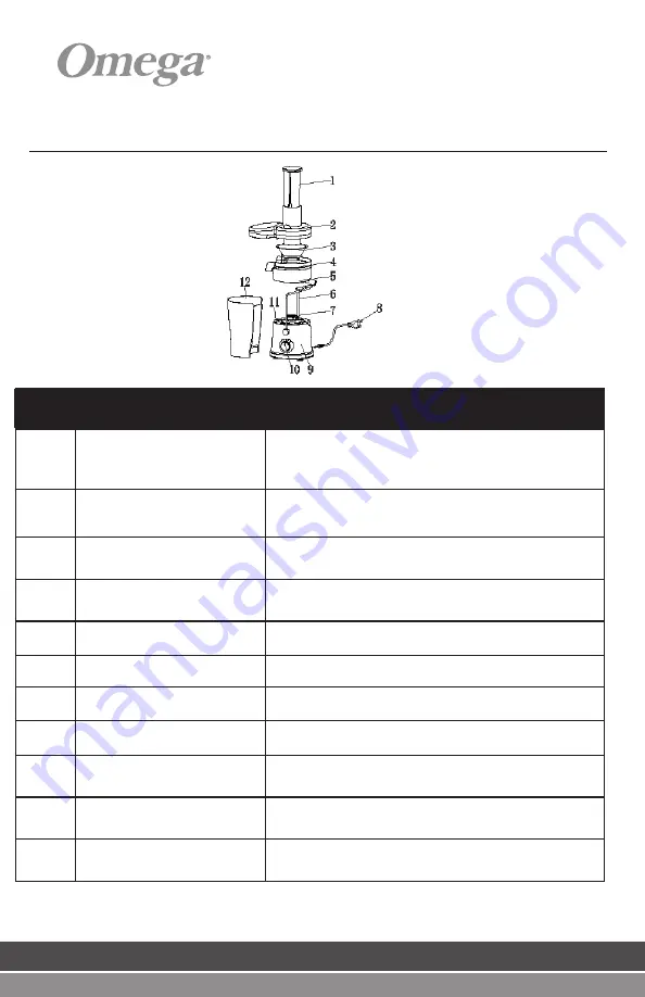 Omega X-LARGE CHUTE C2100S Manual Download Page 27