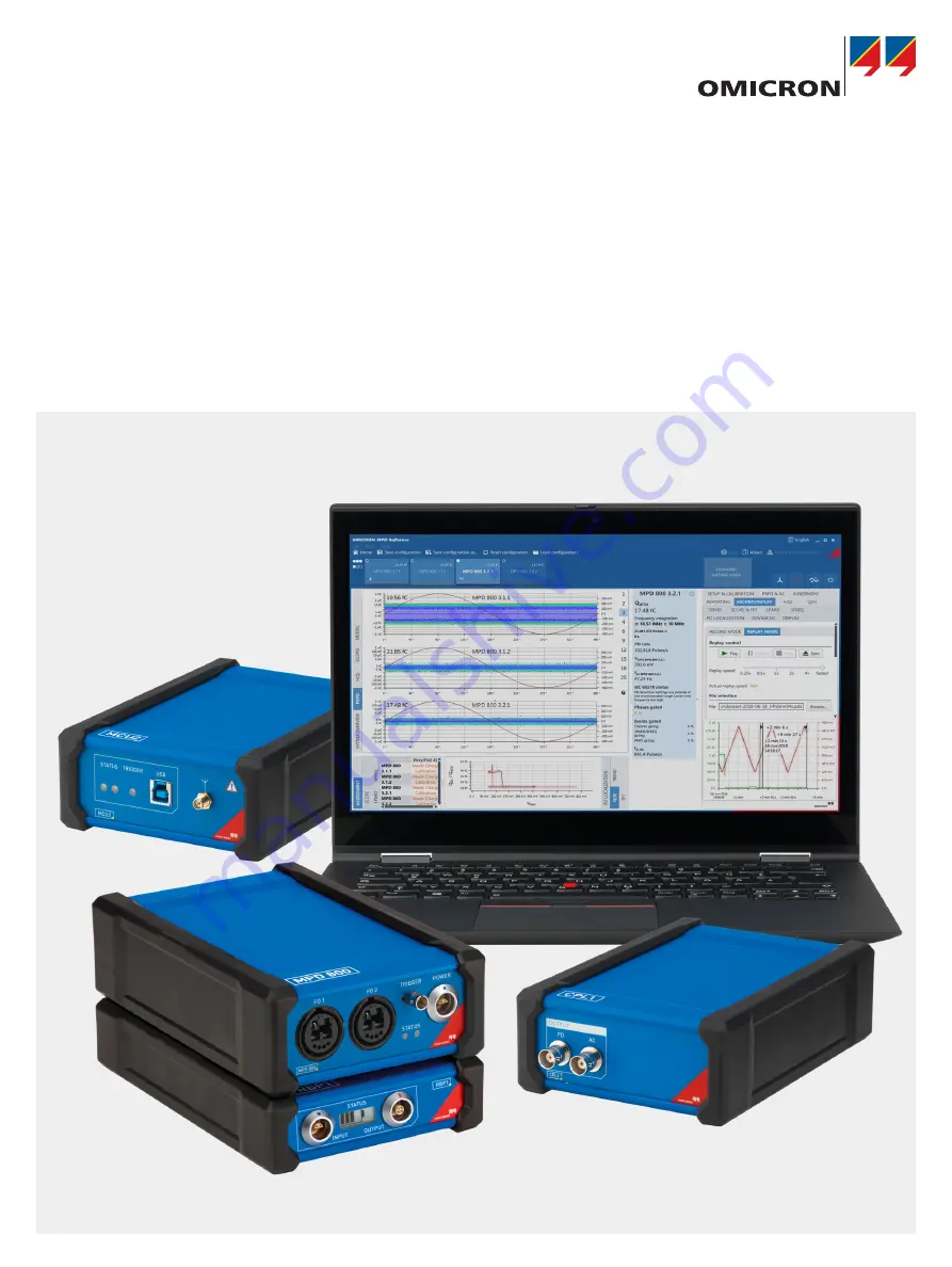 Omicron MPD 800 Скачать руководство пользователя страница 1