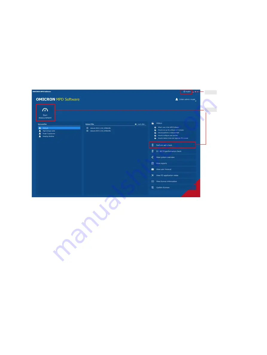 Omicron MPD 800 User Manual Download Page 39