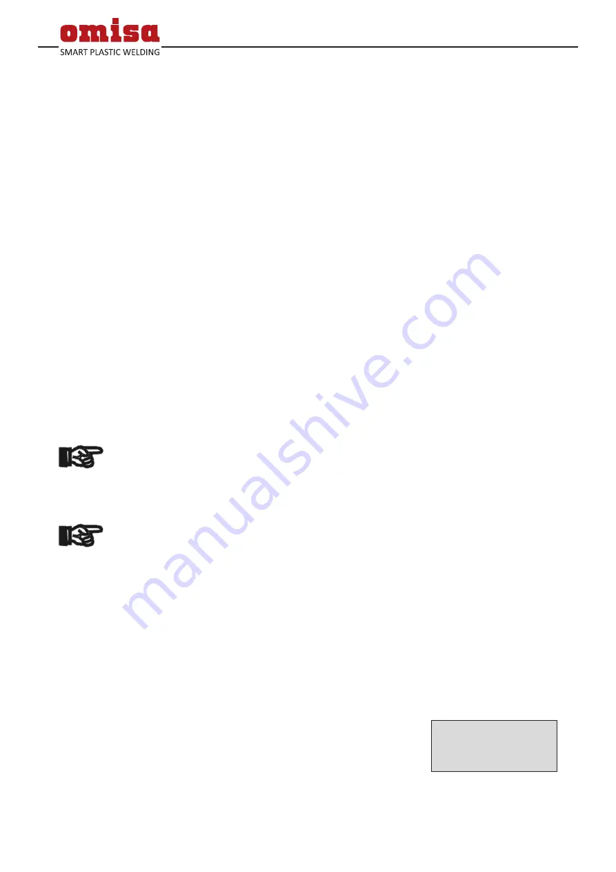 omisa HST 300 Print 450 User Manual Download Page 36