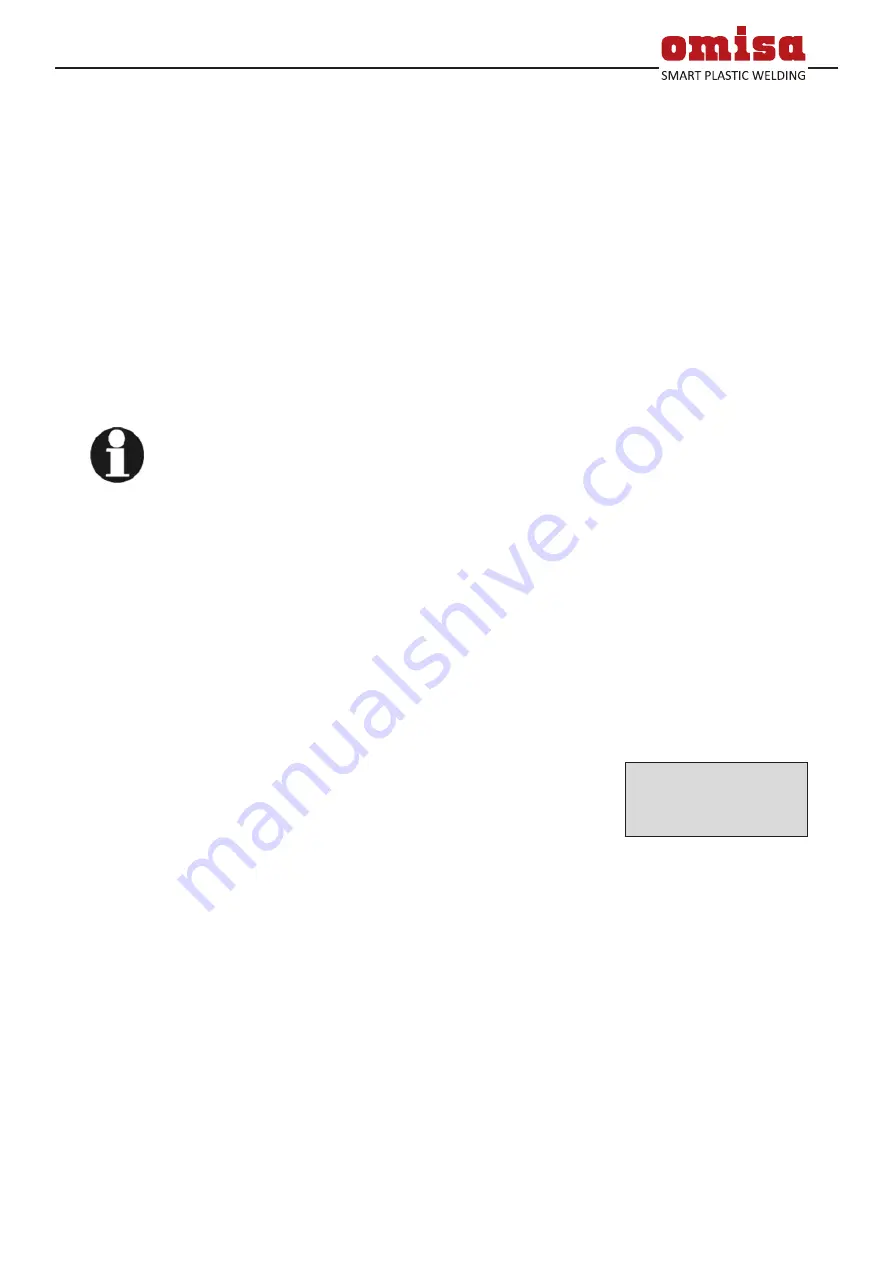 omisa HST 300 Print 450 User Manual Download Page 55