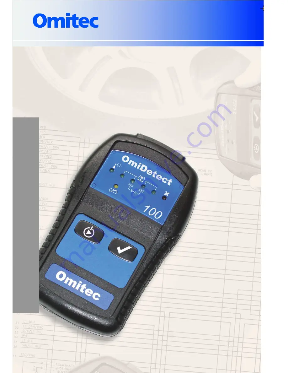 Omitec OmiDetect 100 User Manual Download Page 1