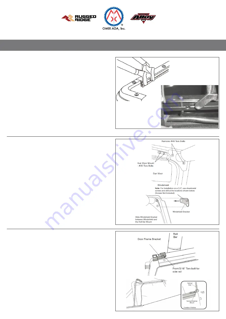 Omix-Ada Alloy RUGGED RIDGE 13782.35 Instructions Manual Download Page 5