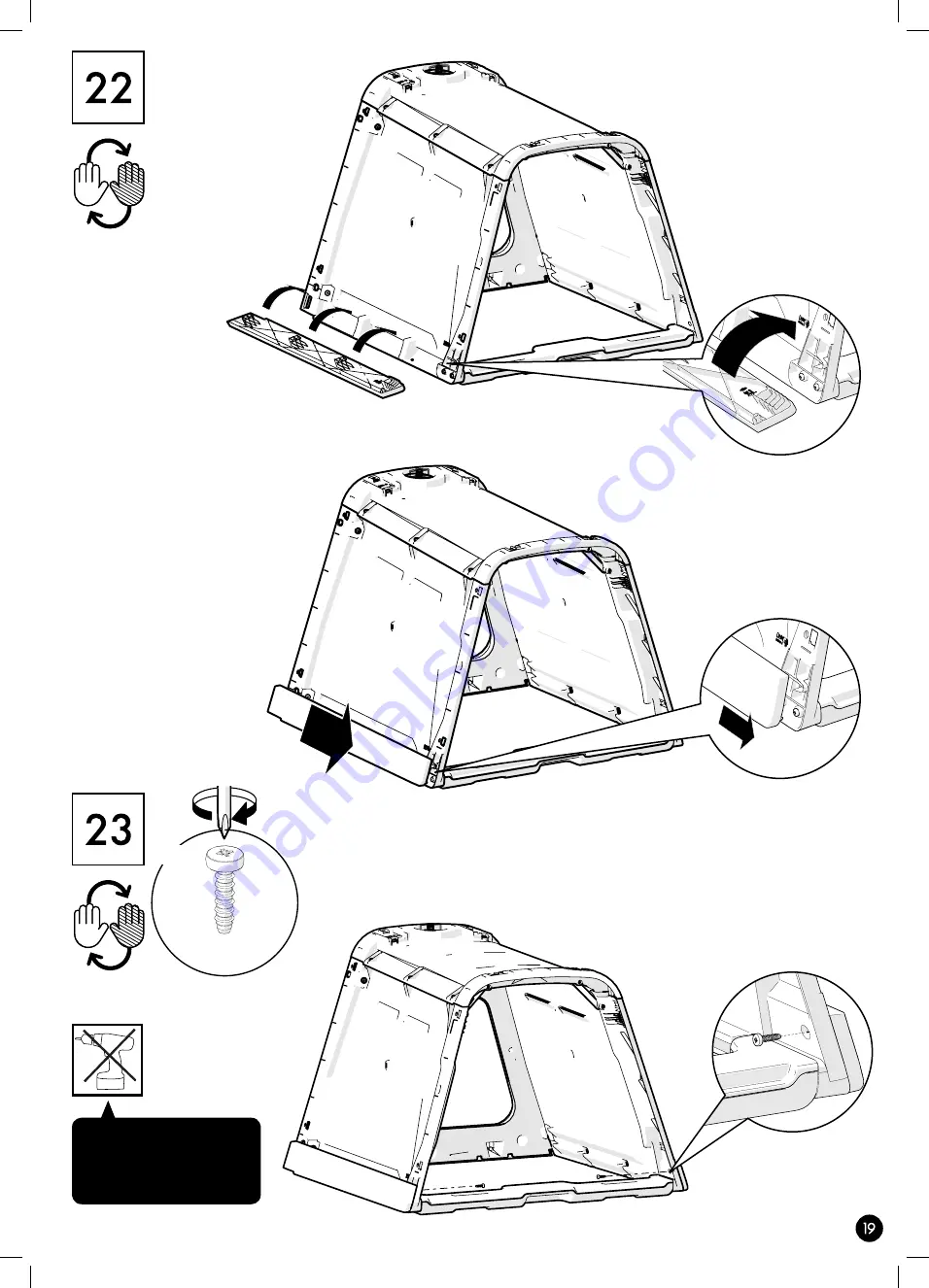 Omlet Eglu Go 2m Run Instruction Manual Download Page 19