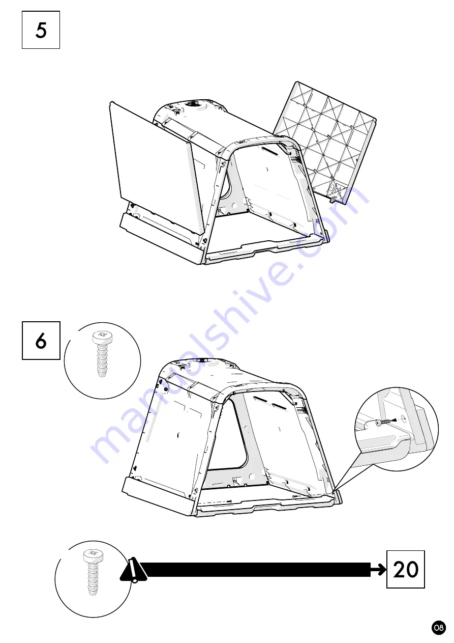 Omlet eglu go hutch 1m run Instruction Manual Download Page 9