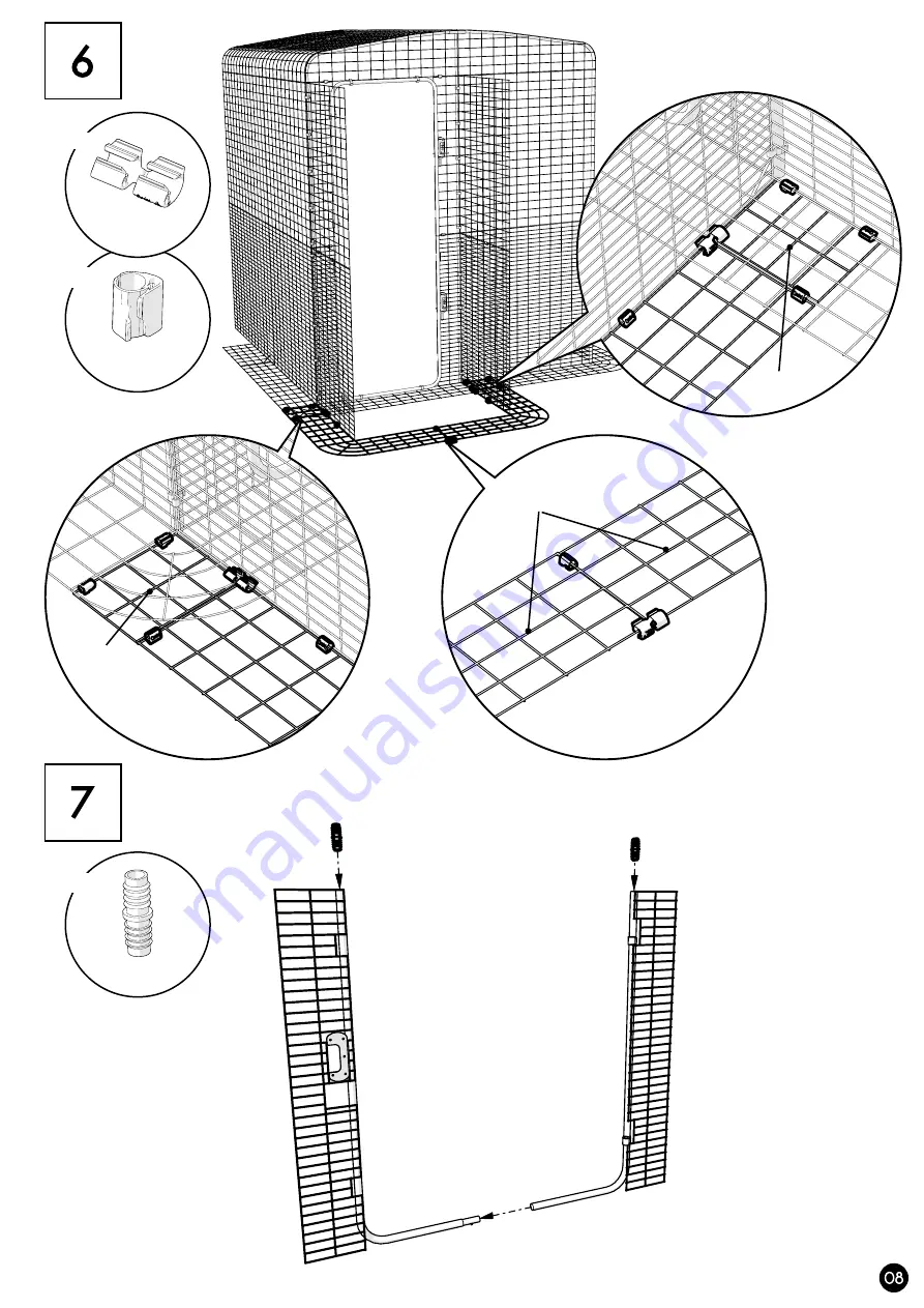 Omlet Outdoor Pet Run Porch Instruction Manual Download Page 9