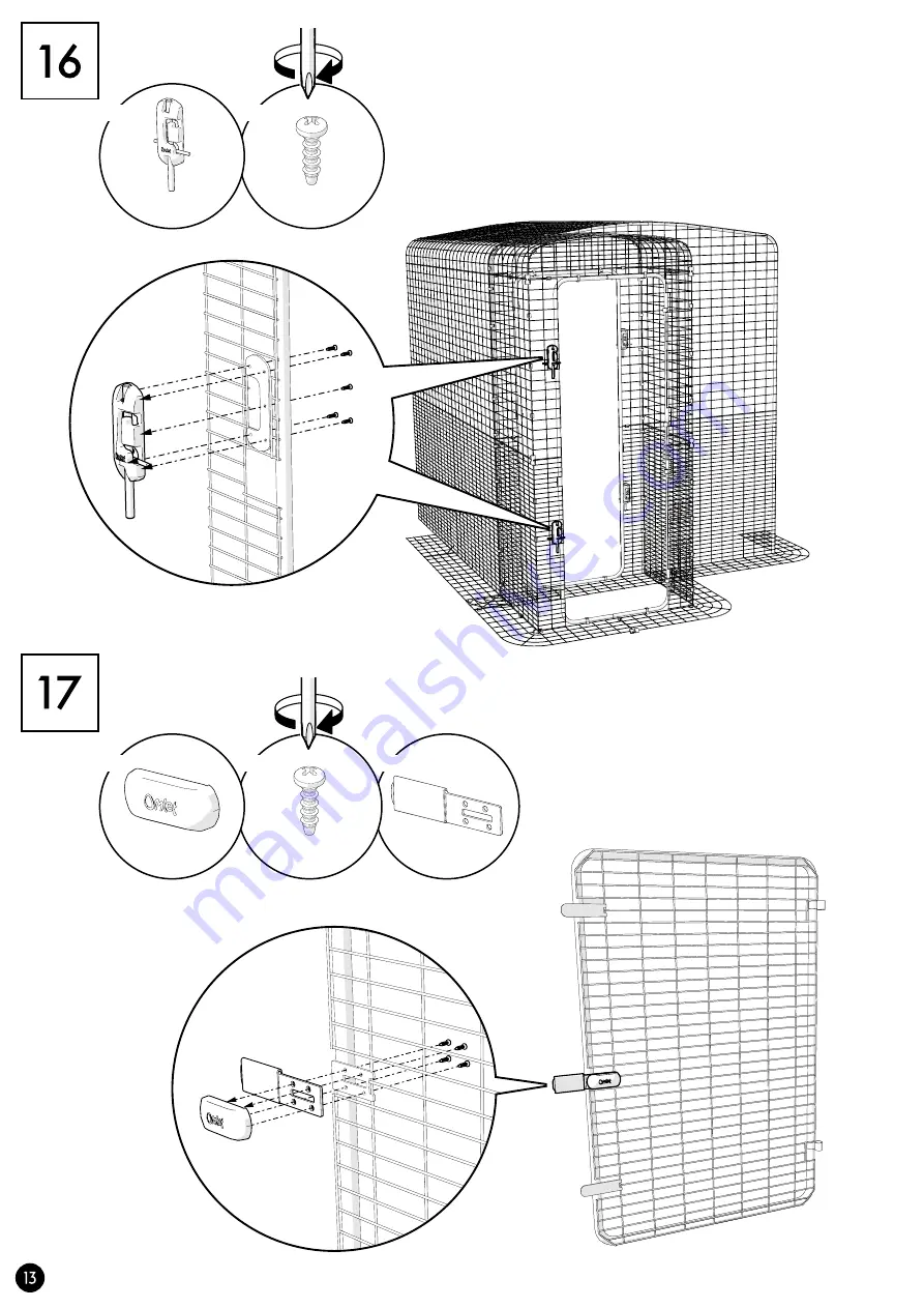 Omlet Outdoor Pet Run Porch Instruction Manual Download Page 14