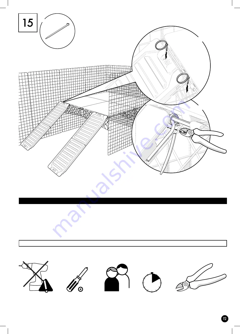 Omlet Zippi Floor Panels Rabbit Pack Manual Download Page 13