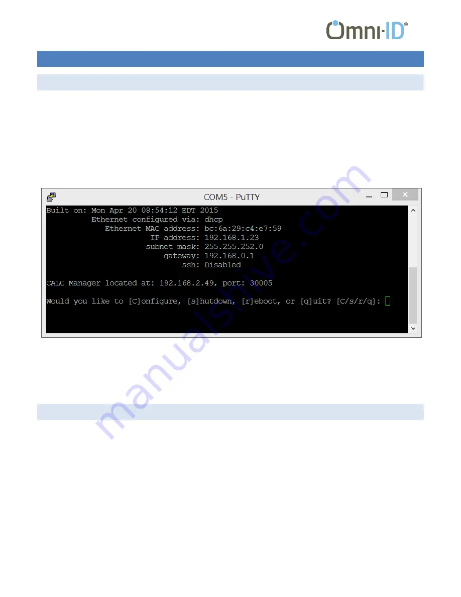 Omni-ID CP12035 User Manual Download Page 11