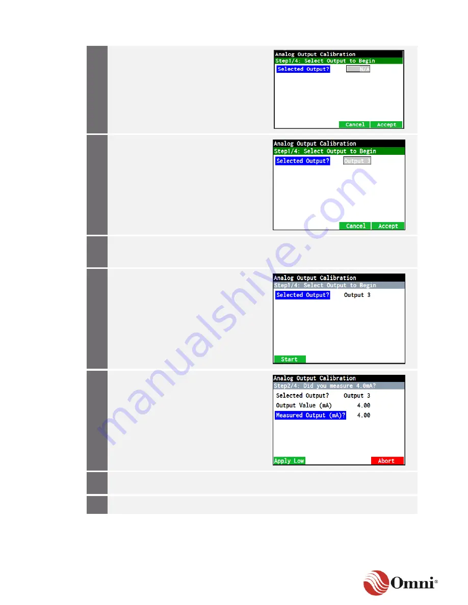 Omni 4000 Series Operation & Maintenance Manual Download Page 165