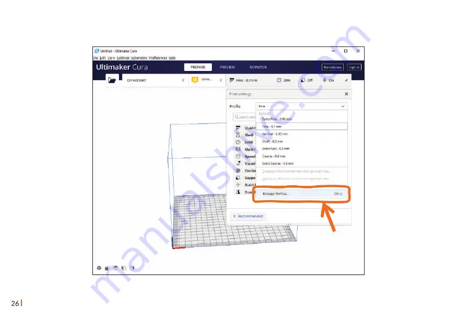 Omni3D Omni200 Скачать руководство пользователя страница 26