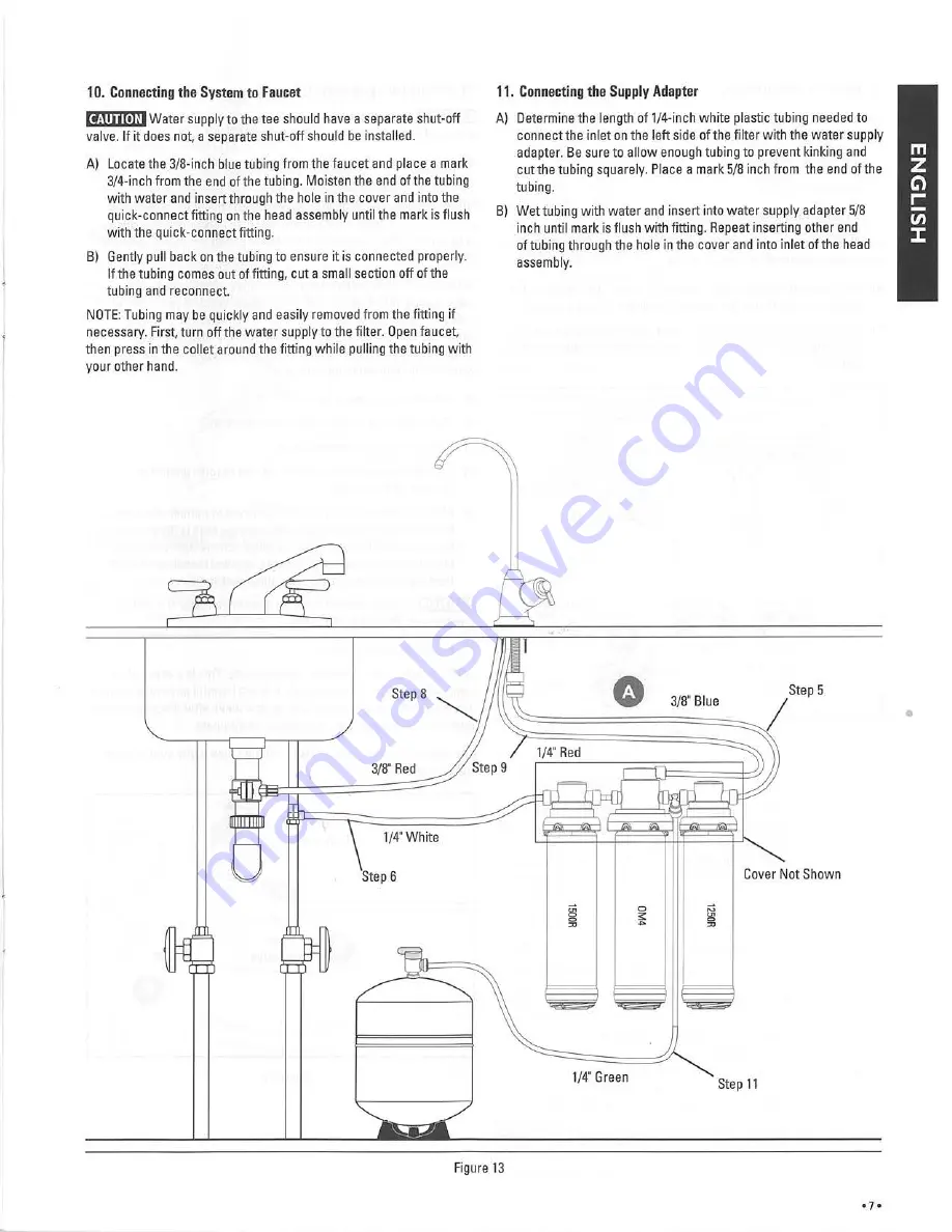 Omnifilter RO4000 Installation Instructions And Use And Care Manual Download Page 7