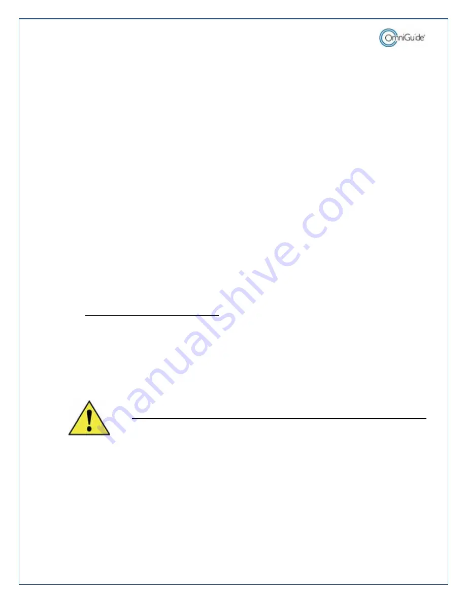 OmniGuide FELS-25A User Manual Download Page 40