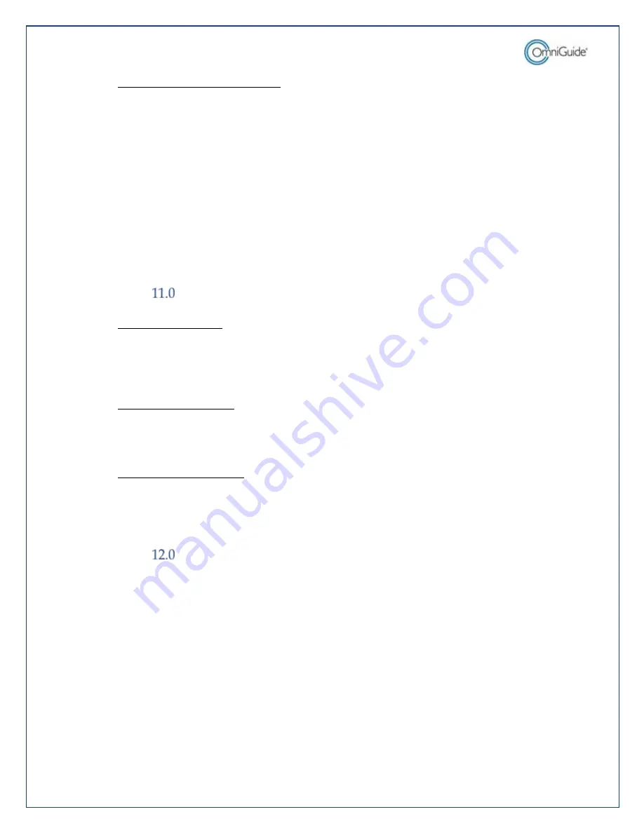 OmniGuide FELS-25A User Manual Download Page 42