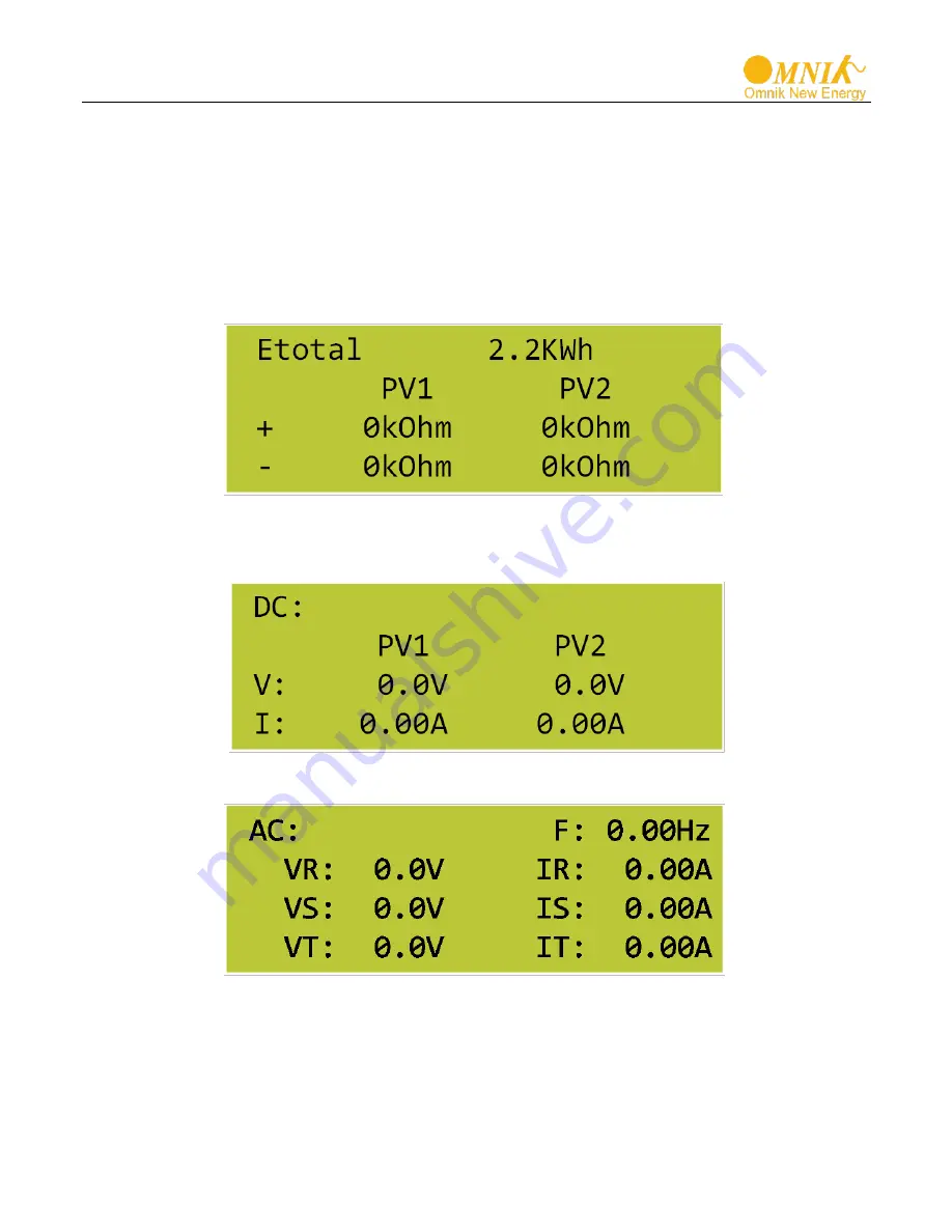 Omnik New Energy Co., Ltd. Omniksol-10k-TL3 User Manual Download Page 33