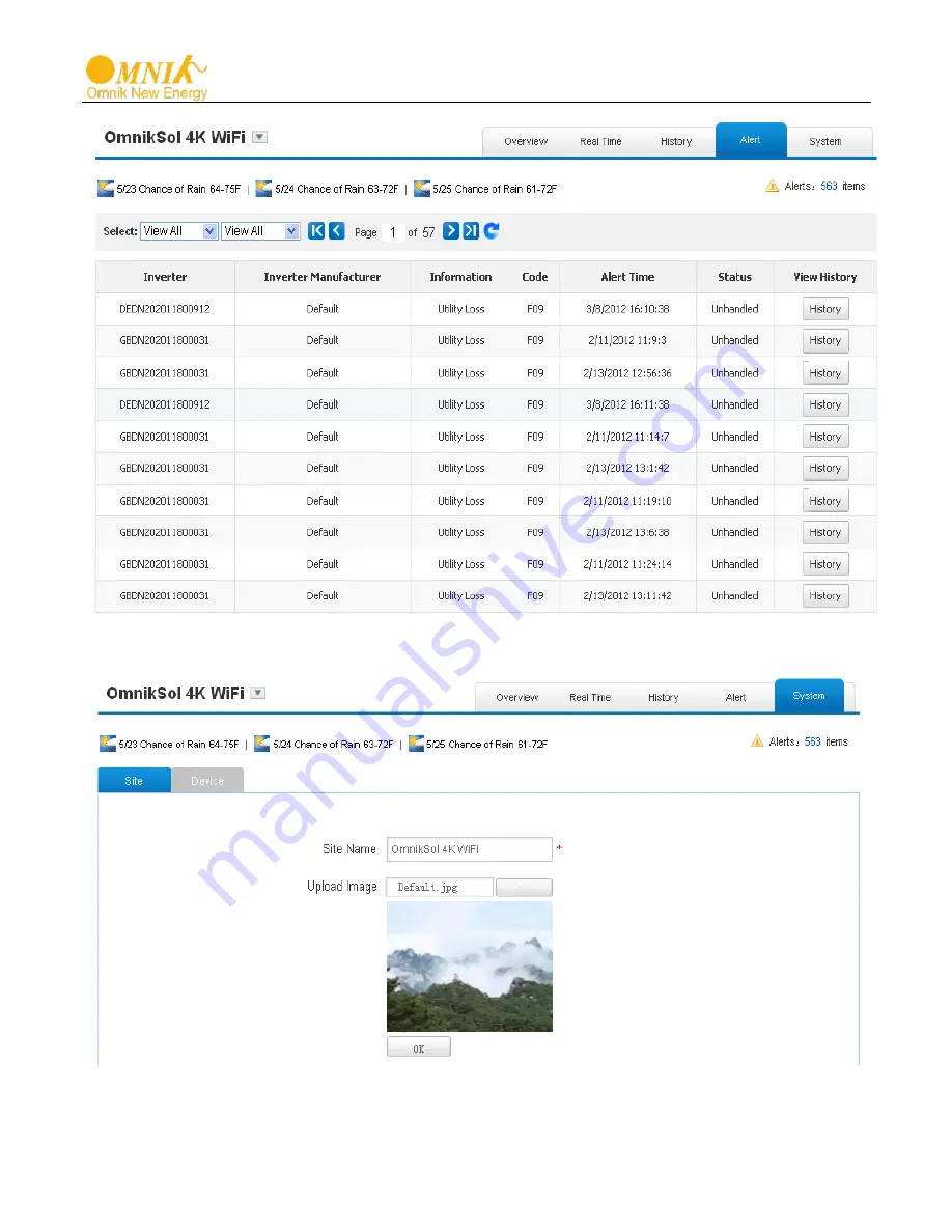 Omnik New Energy Co., Ltd. Omniksol-10k-TL3 User Manual Download Page 54