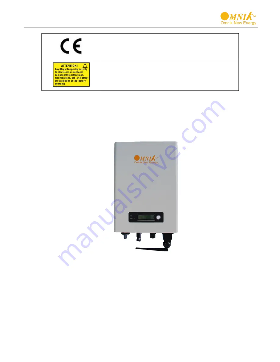 Omnik Omniksol-1.5k-TL2-M User Manual Download Page 9