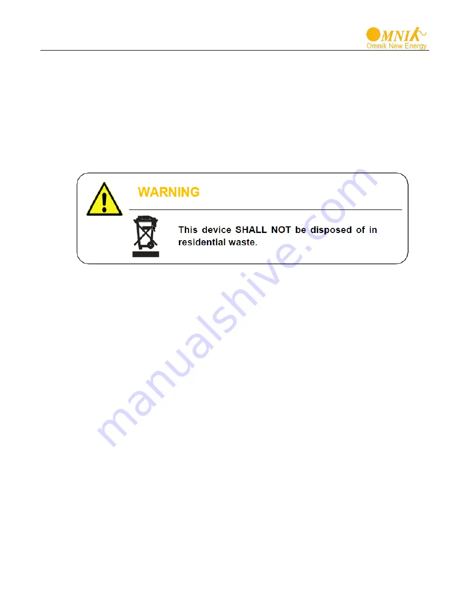 Omnik Omniksol-15k-TL2 User Manual Download Page 47