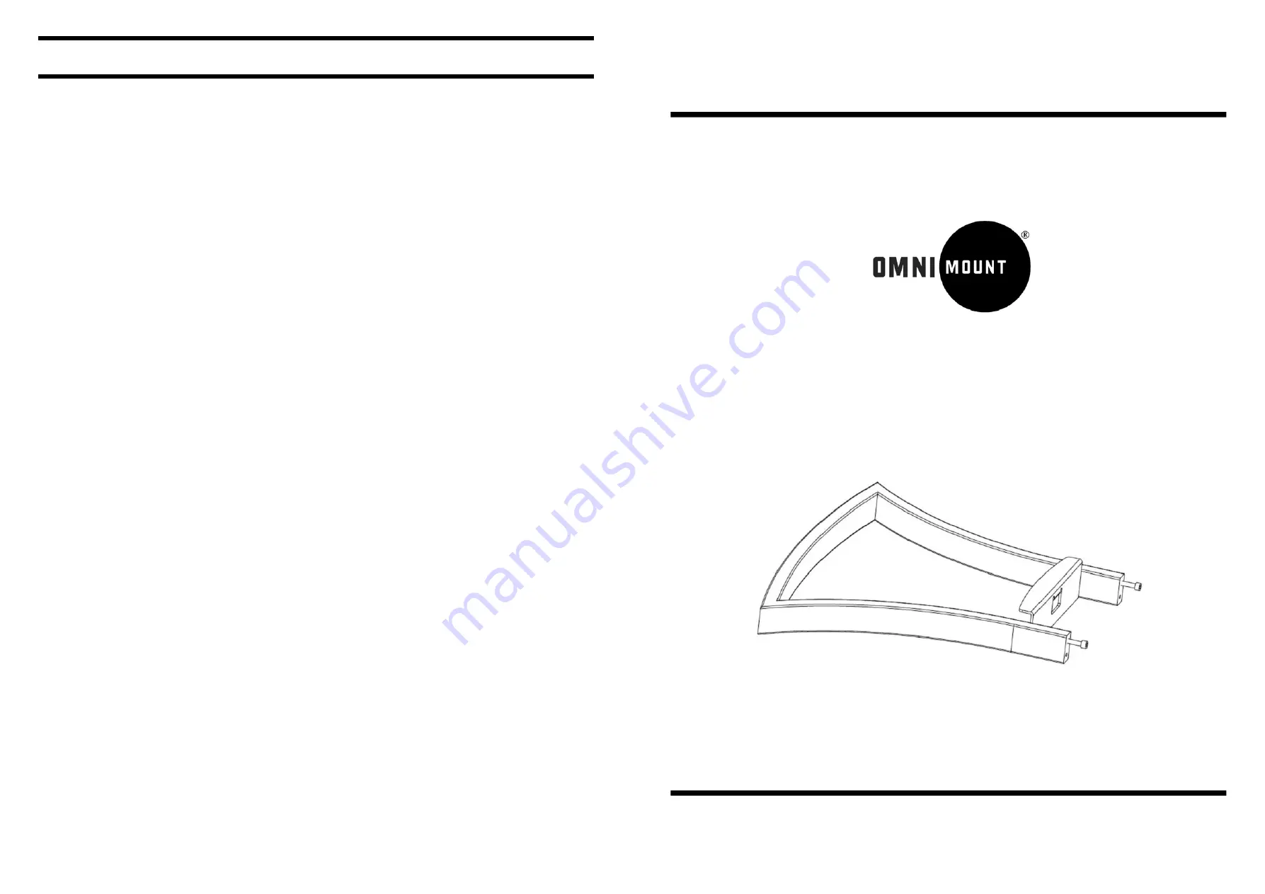 Omnimount 1002851 Скачать руководство пользователя страница 1