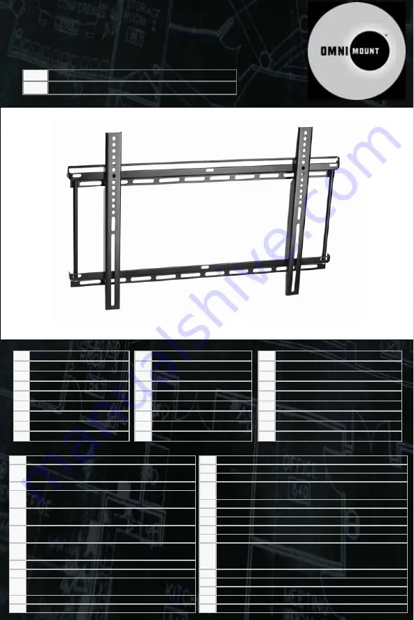 Omnimount 63FB-F Instruction Manual Download Page 1