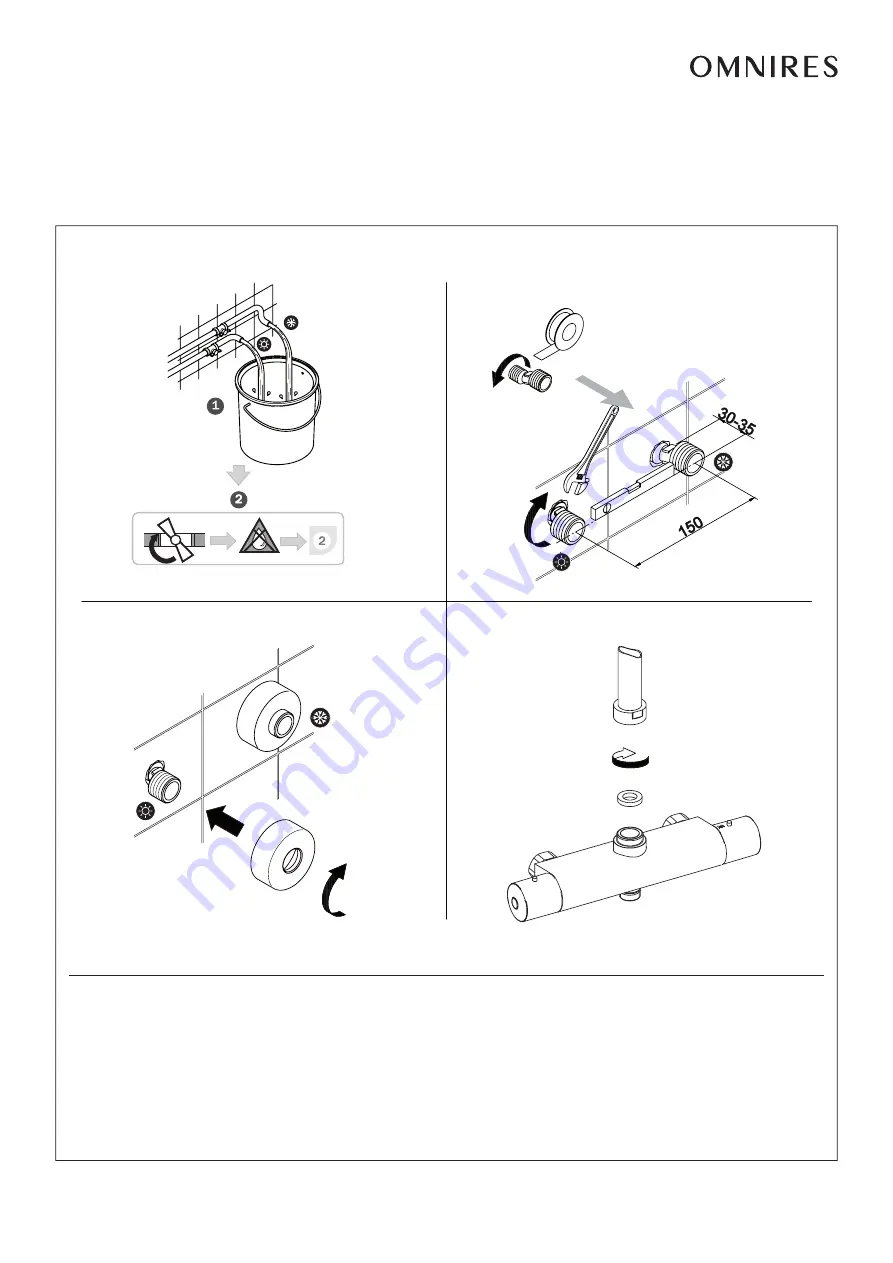 Omnires Y1244XOCR Installation And Maintenance Download Page 1