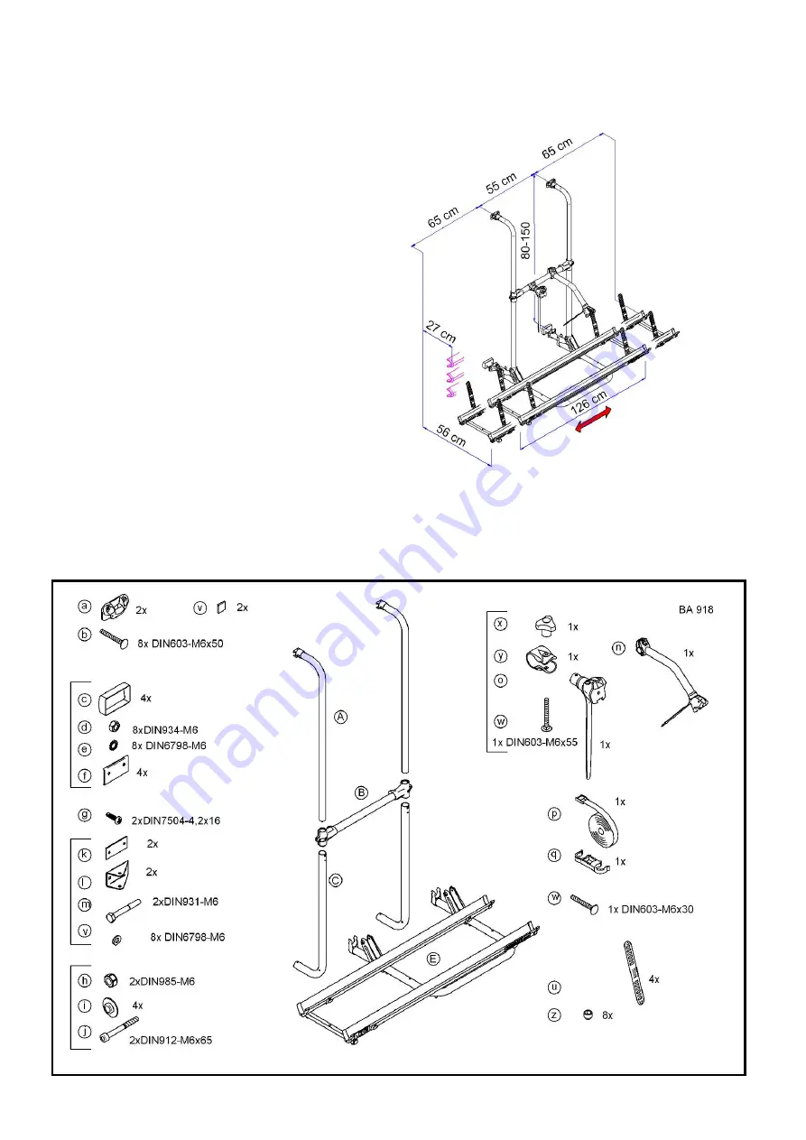 OMNISTOR Omnibike Sport 2 Doors Installation Instructions Download Page 4