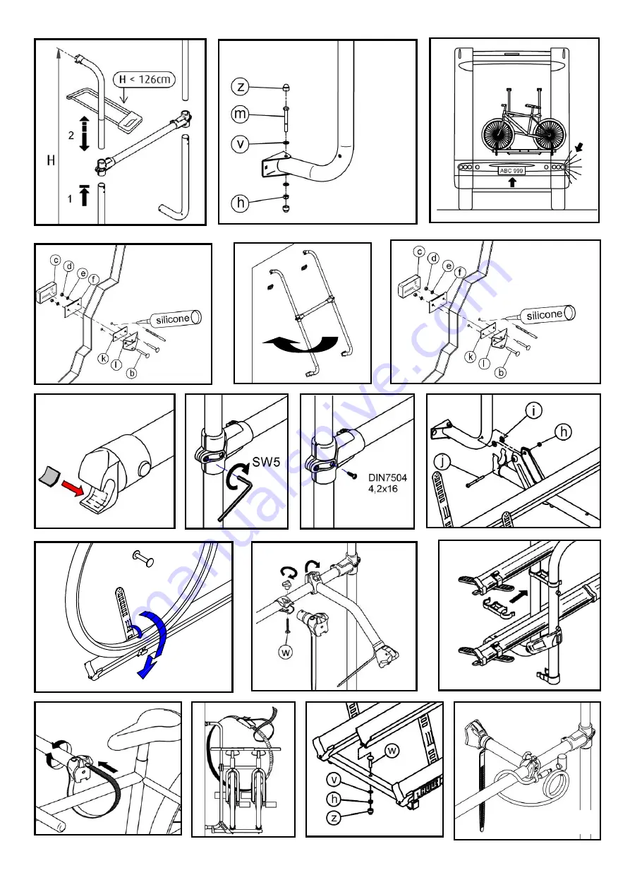 OMNISTOR Omnibike Sport 2 Doors Installation Instructions Download Page 5