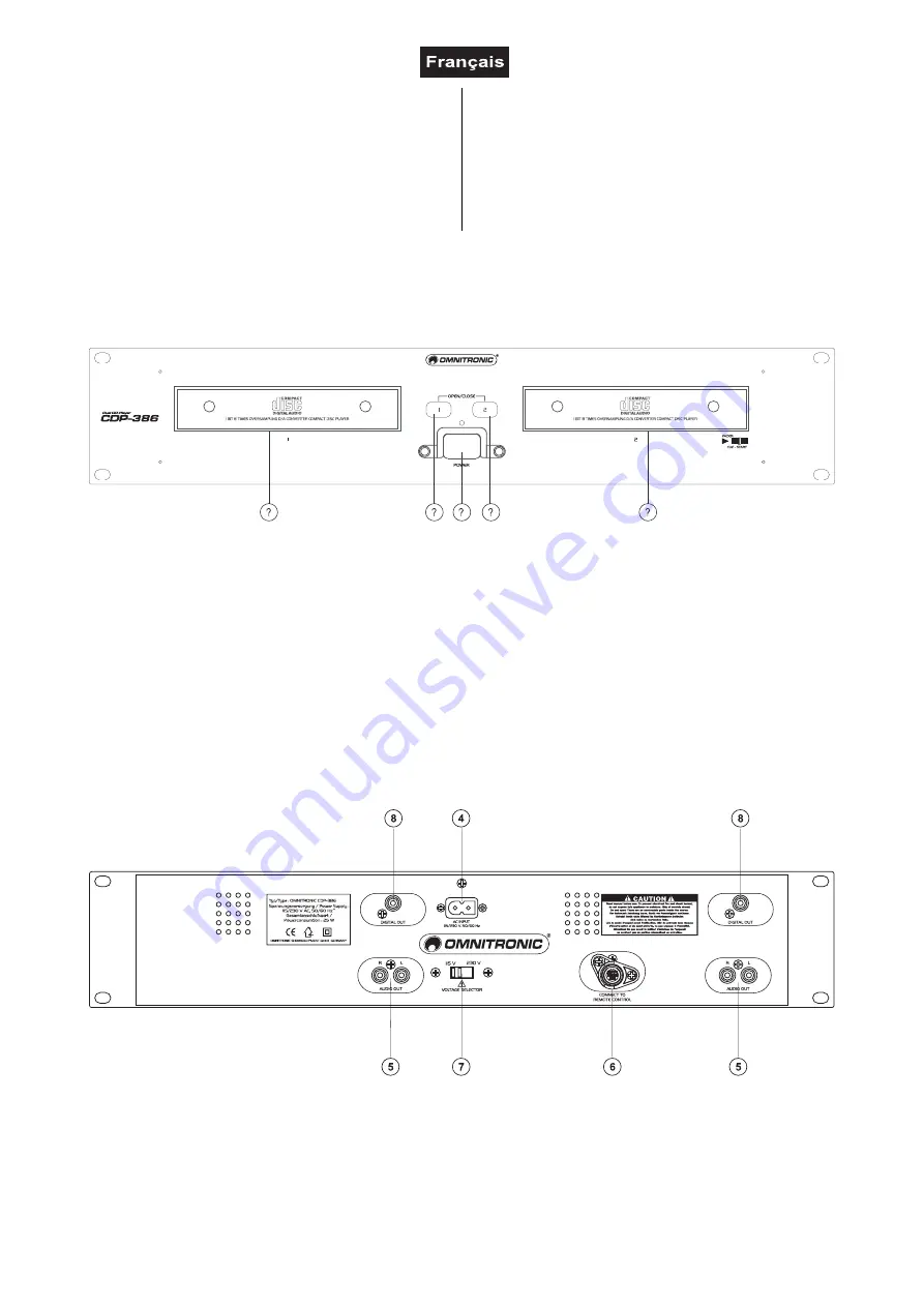 Omnitronic CDP-386 Скачать руководство пользователя страница 30