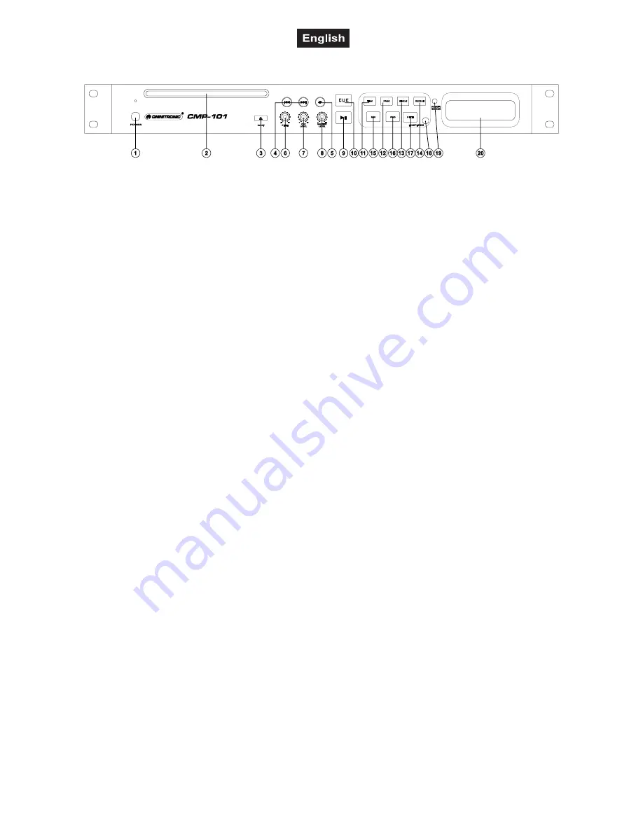 Omnitronic CMP-101 User Manual Download Page 17