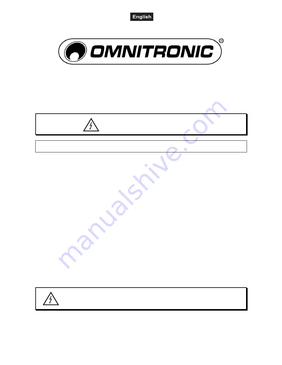 Omnitronic DJS-1200 Operating Instructions Manual Download Page 22