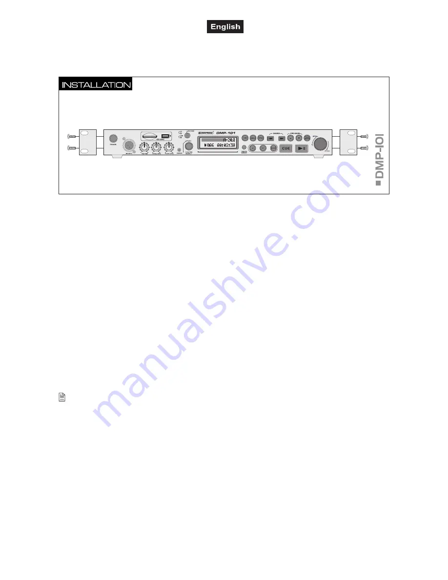 Omnitronic DMP-101 Скачать руководство пользователя страница 23