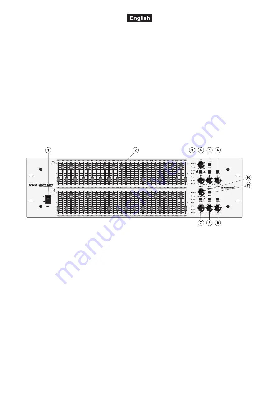 Omnitronic GEQ-231 LM User Manual Download Page 19