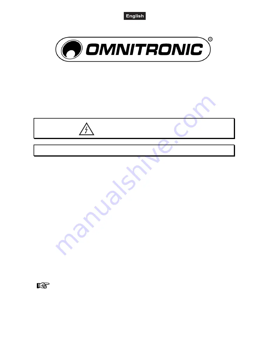 Omnitronic UHF-440 User Manual Download Page 14