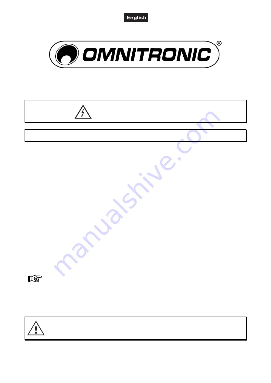 Omnitronic WP-5H Скачать руководство пользователя страница 8