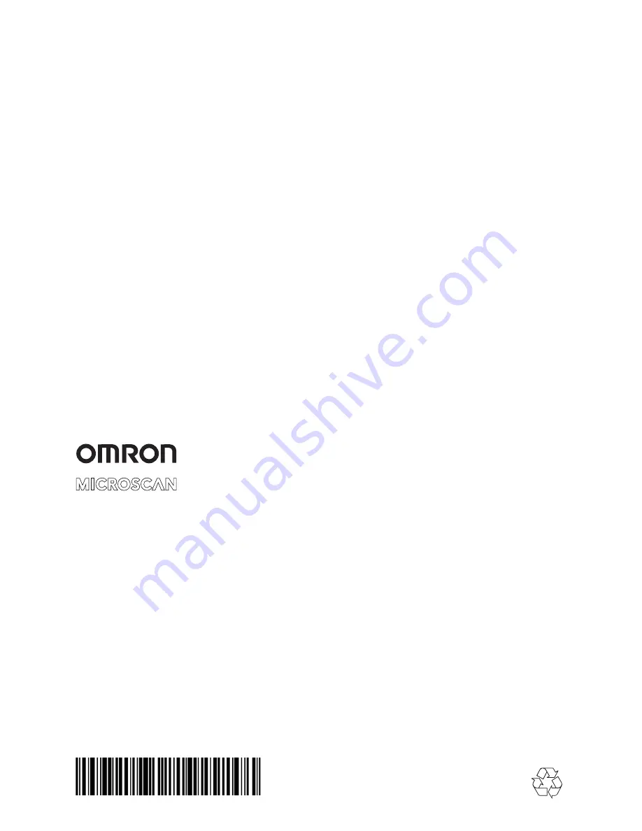 Omron Microscan HS-360X Quick Start Manual Download Page 12