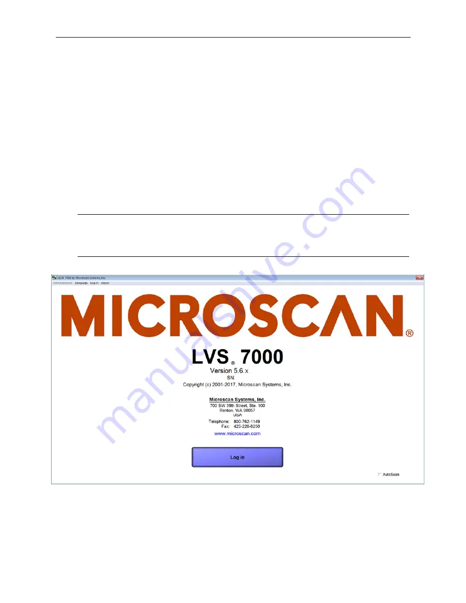 Omron Microscan LVS 7000 Operation Manual Download Page 172