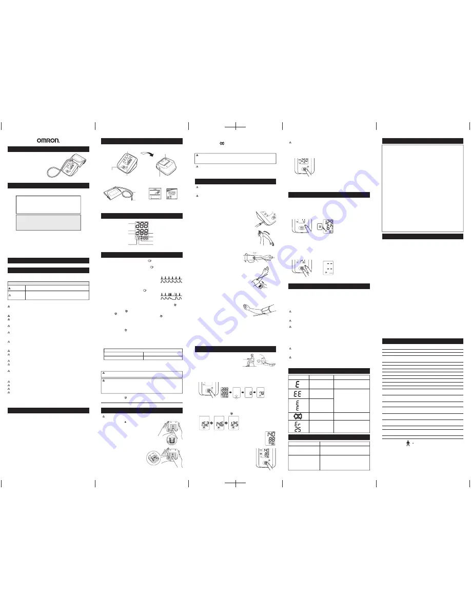 Omron BP710 Instruction Manual Download Page 2