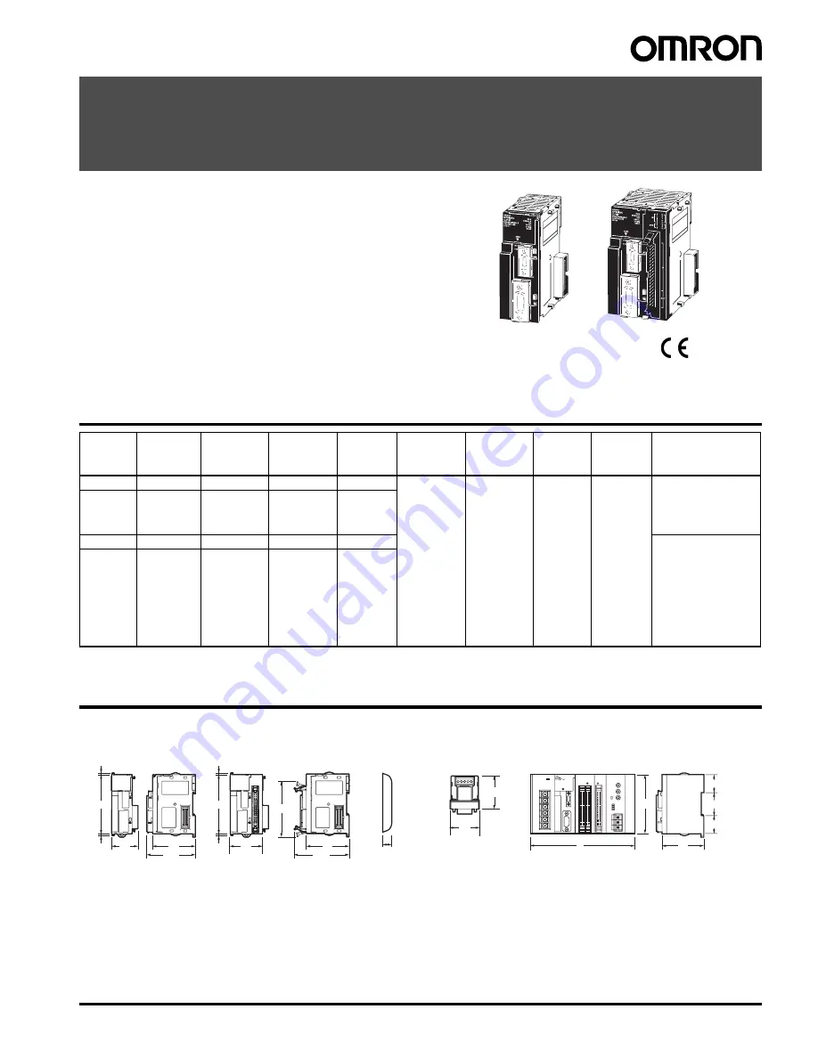 Omron CJ1M-CPU12 Brochure Download Page 7