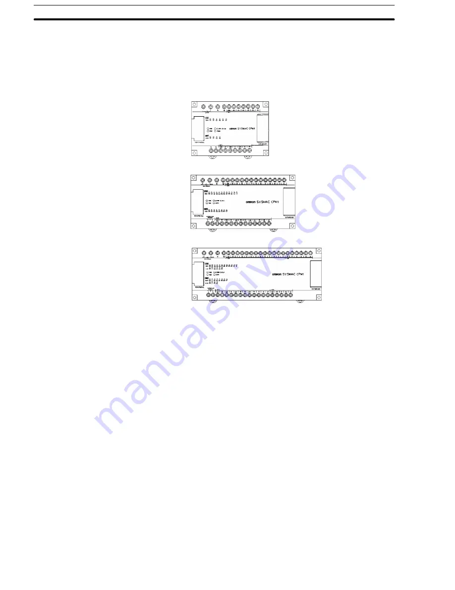 Omron CPM1 - PROGRAMING  02-2001 Operation Manual Download Page 14