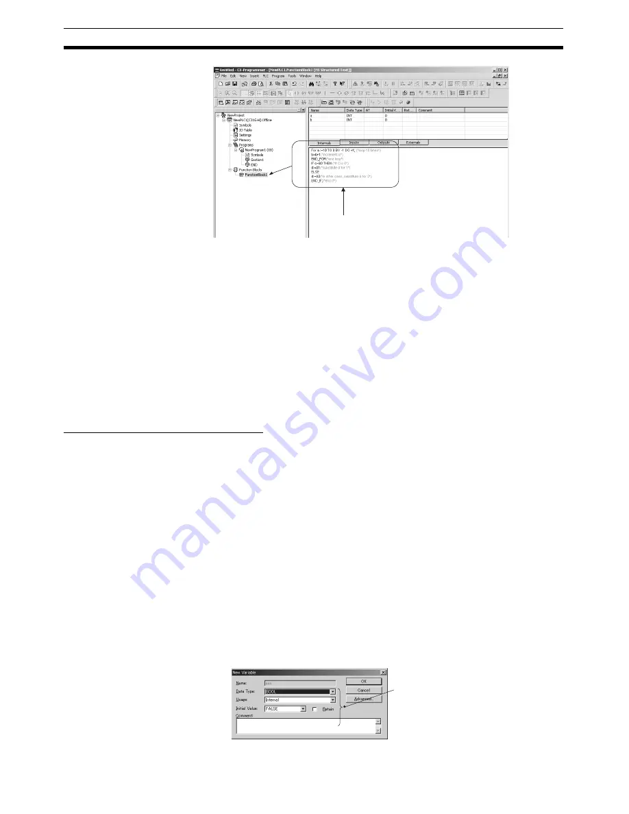 Omron CX-PROGRAMMER V8.1 Operation Manual Download Page 113